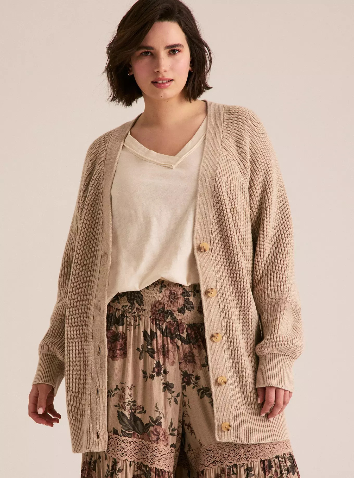 Festi Button-Front Cardigan | Torrid (US & Canada)