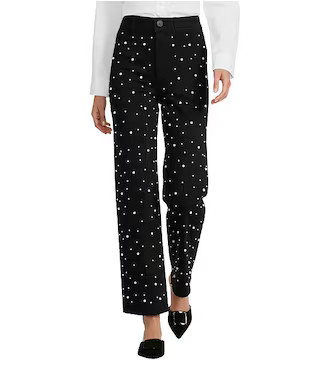 Antonio Melani Alexandra Pearl Wide Leg Crop Denim Jeans | Dillard's | Dillard's