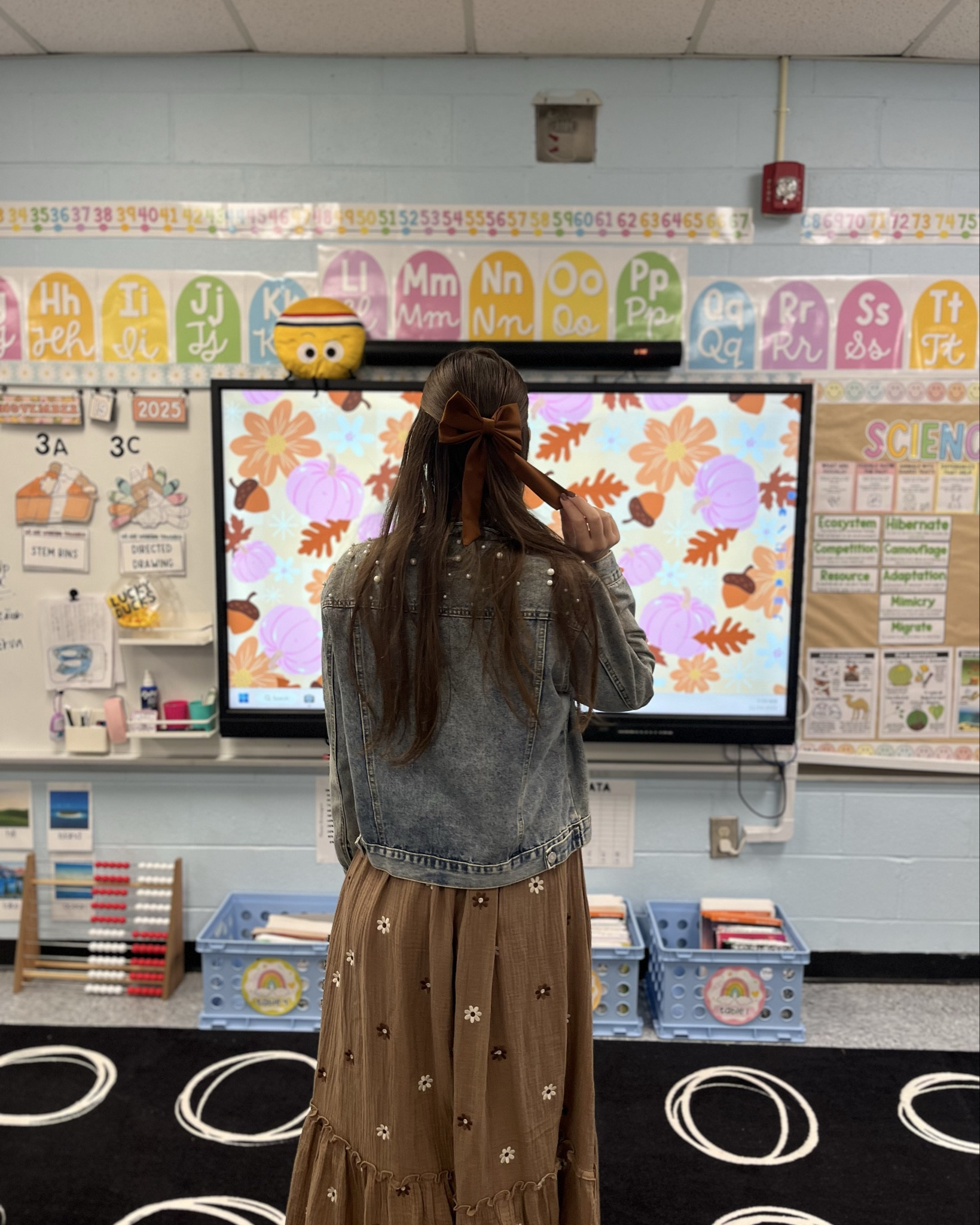The prettiest and girliest Thanksgiving outfit! Wore this dress to work and it was a perfect teacher outfit but would easily transition to be the perfect Thanksgiving outfit! Loving the bow and pearl details of this outfit! 

#LTKootd #LTKSeasonal #LTKHoliday
