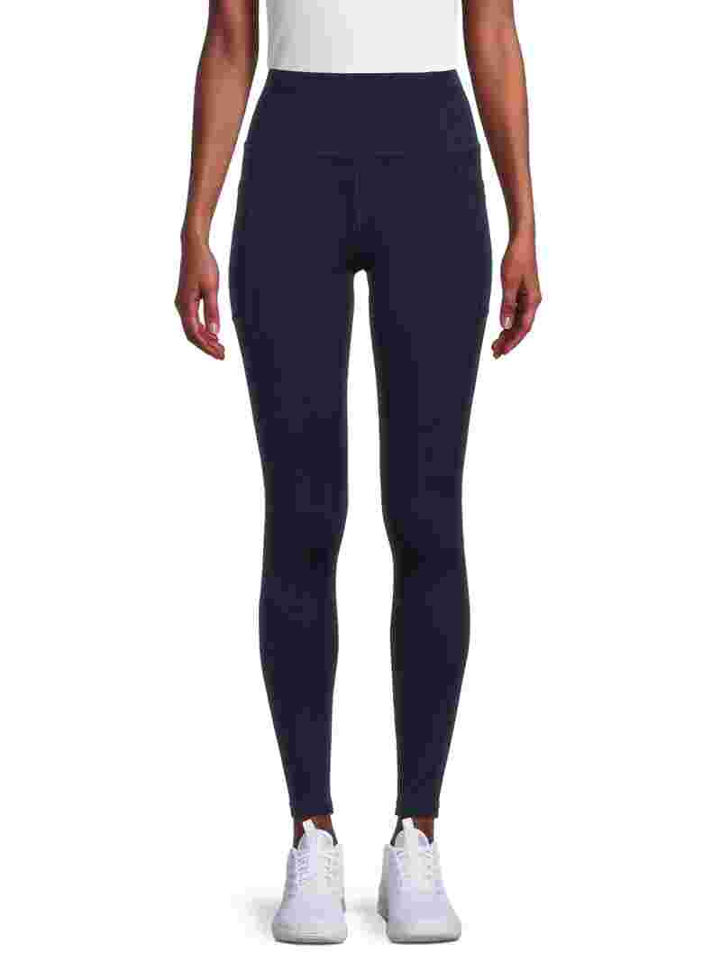 Avia Women’s High Waist Ankle Leggings with Side Pockets, Sizes XS-XXL | Walmart (US)