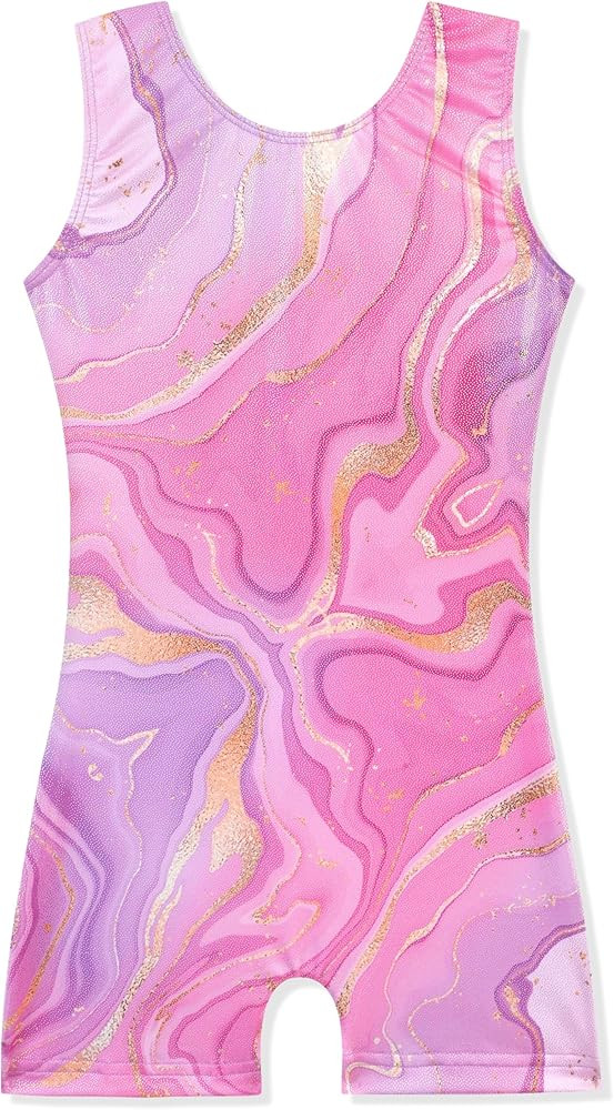 HOZIY Gymnastics Leotards for Girls Unicorn Aurora Rainbow Mermaid Dinosaur Cupcake Sparkle Biket... | Amazon (US)