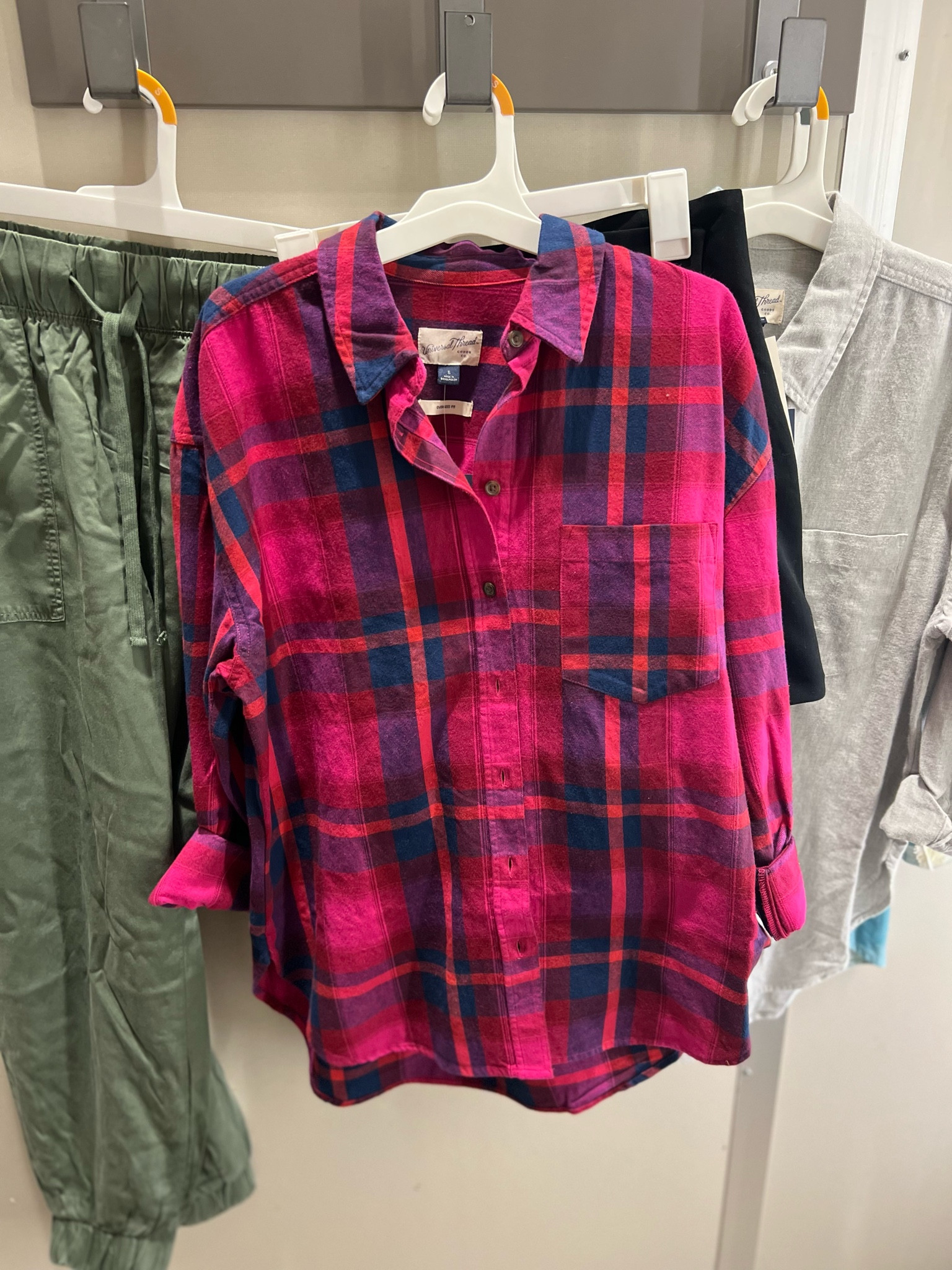 How pretty is this pink flannel?? 

#LTKSeasonal #LTKFindsUnder50