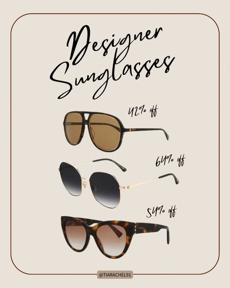 Designer sunglasses on major sale! Perfect Mother’s Day for a boujee mom 

#LTKGiftGuide #LTKsalealert #LTKSeasonal