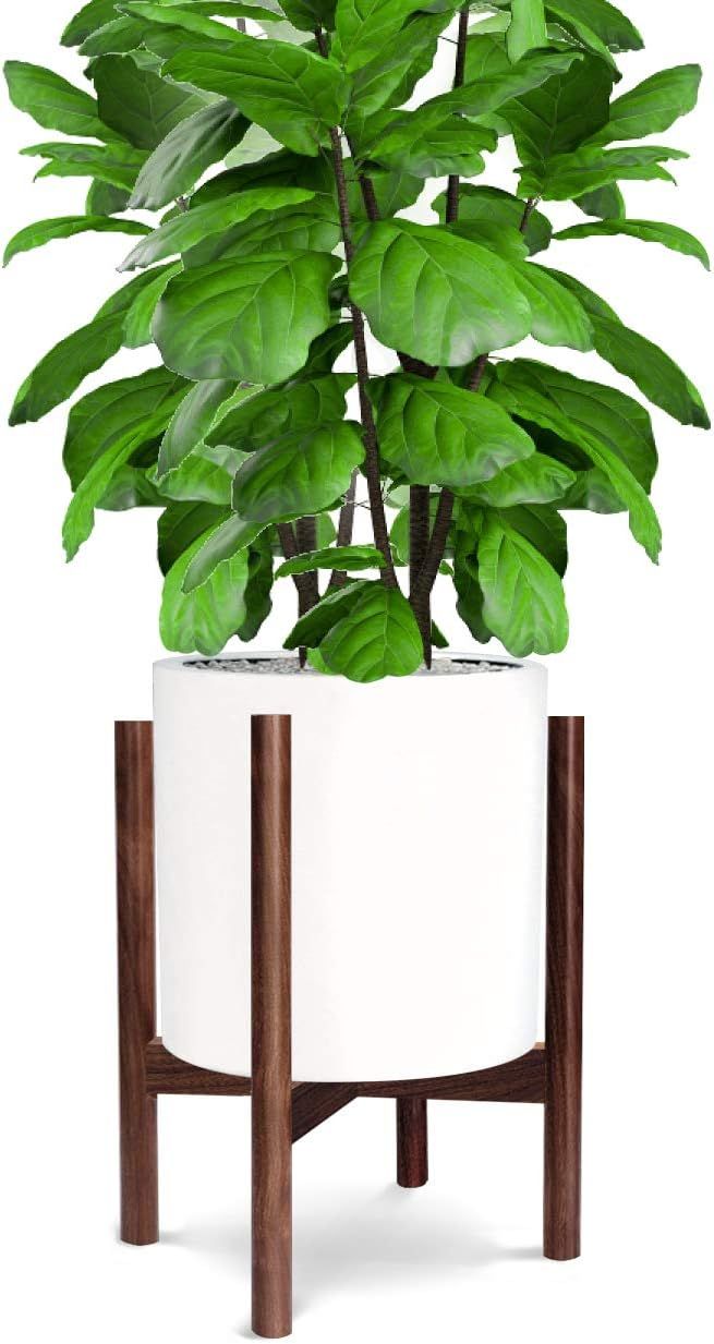 Honest Mid Century Modern Wood Indoor Plant Stand,Large | Amazon (US)