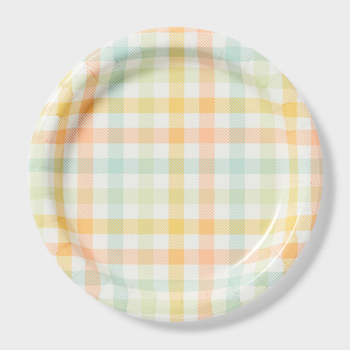 20ct Easter Plaid Dinner Plates - Spritz™ | Target