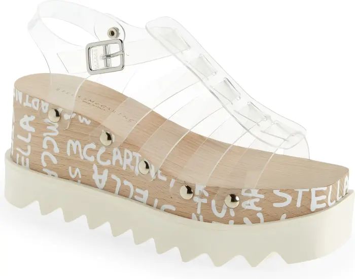 Elyse Transparent Platform Sandal | Nordstrom