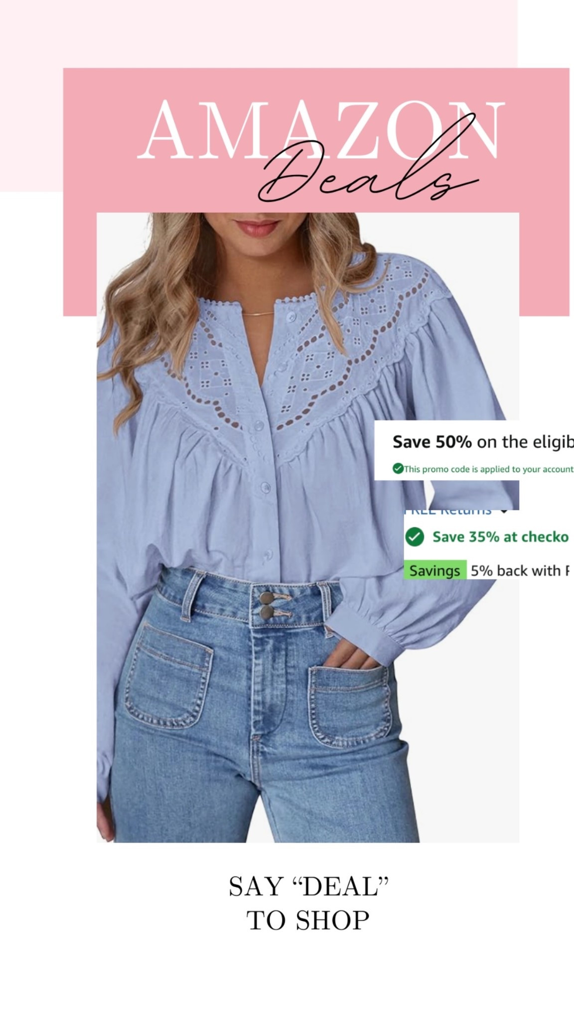 Have slaved blouse on deal today!

#LTKSaleAlert #LTKMidsize