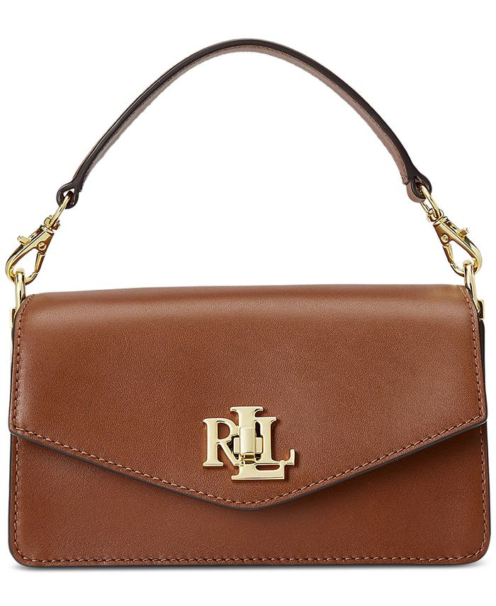 Lauren Ralph Lauren Small Leather Taylor Convertible Crossbody Bag & Reviews - Handbags & Accesso... | Macys (US)