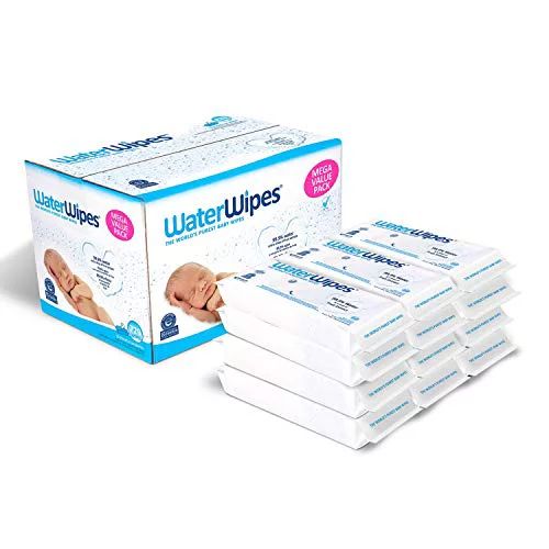 WaterWipes Unscented Baby Wipes, Sensitive and Newborn Skin, 12 Packs (720 Wipes) - Walmart.com | Walmart (US)