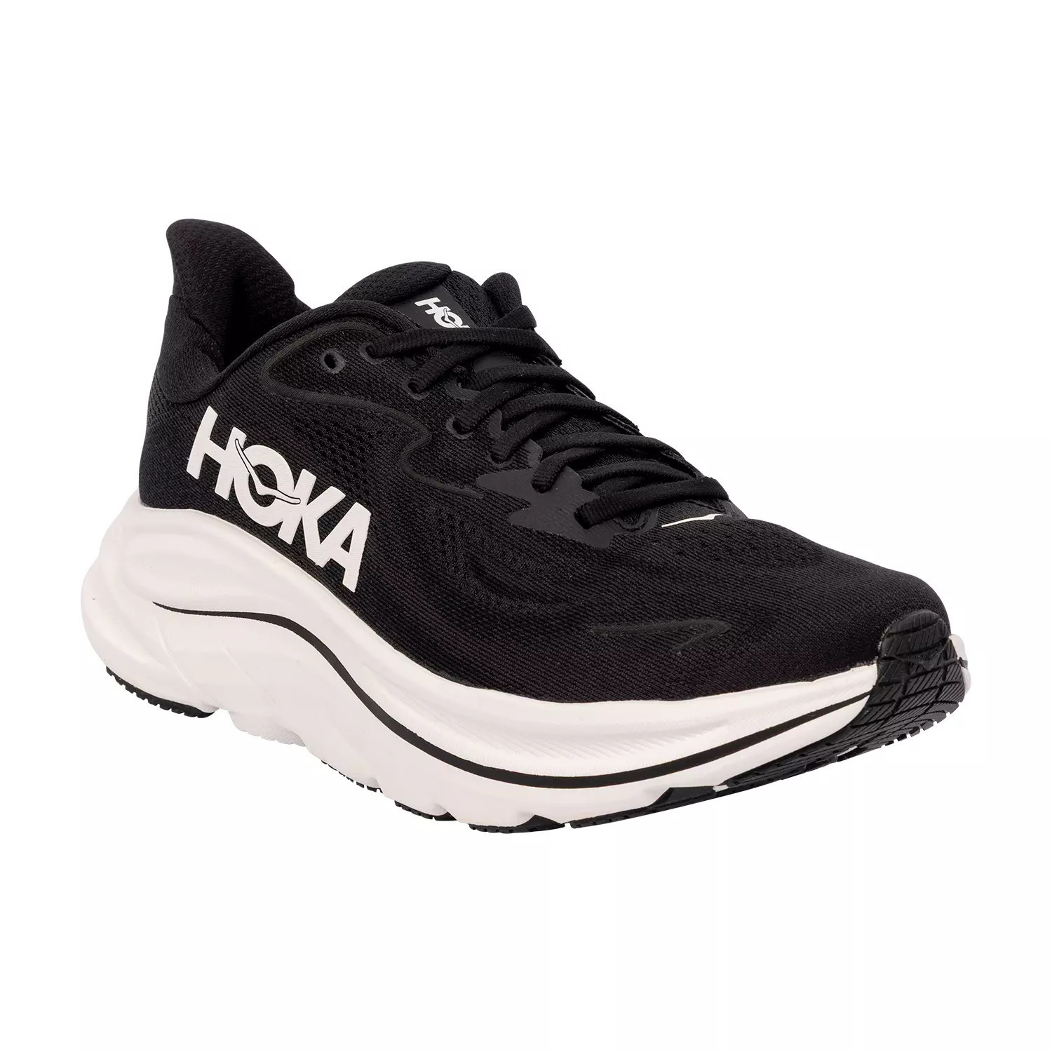 Hoka Men's Clifton 10 Sneaker - Black / White 10.5:- 10.5, Black/White | Sam's Club
