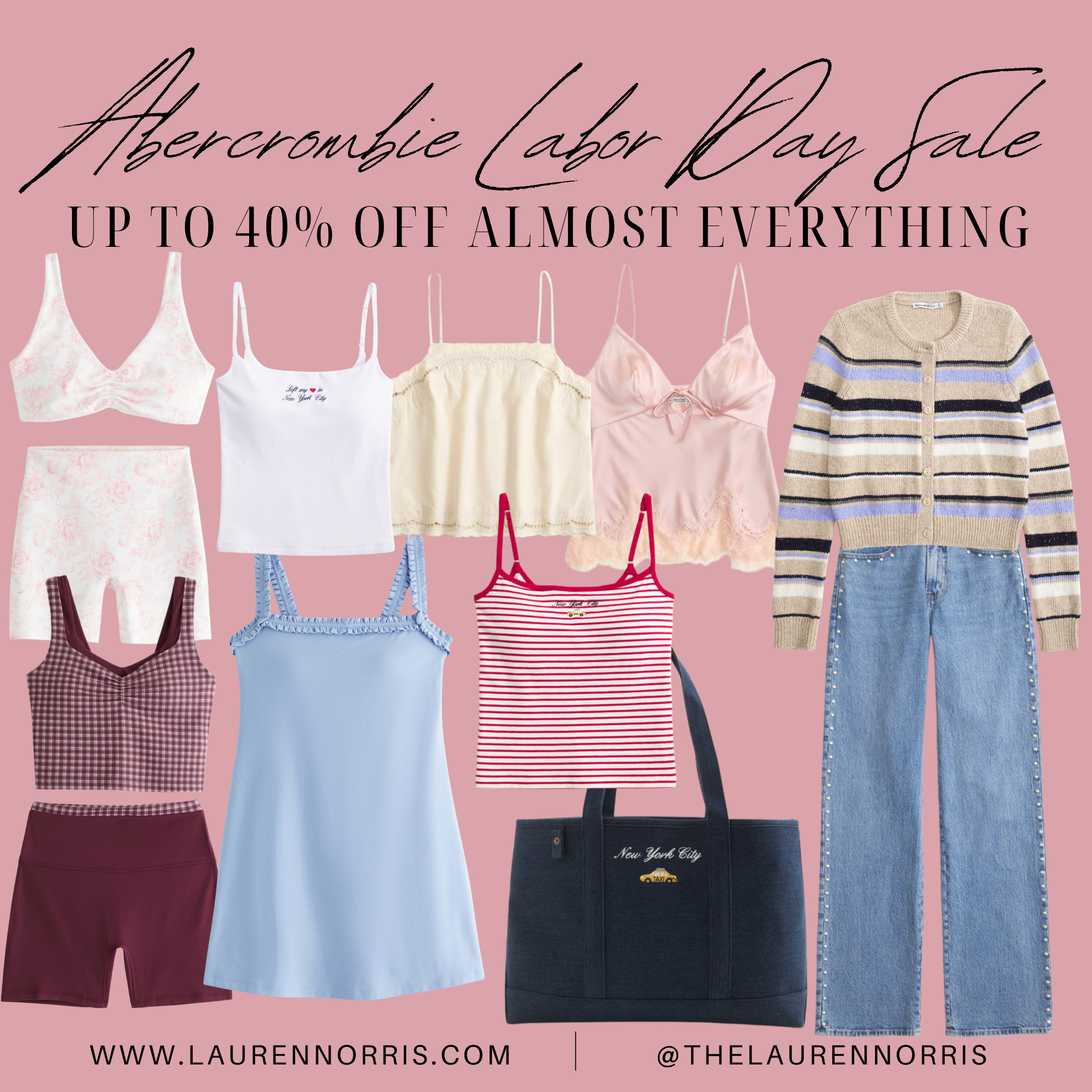 Posting some of my current fave sales happening right now for Labor Day! Abercrombie is having up to 40% off almost everything!  

 #LTKSaleAlert