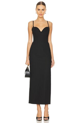 Studio Amelia Amorous Bustier Dress in Black from Revolve.com | Revolve Clothing (Global)