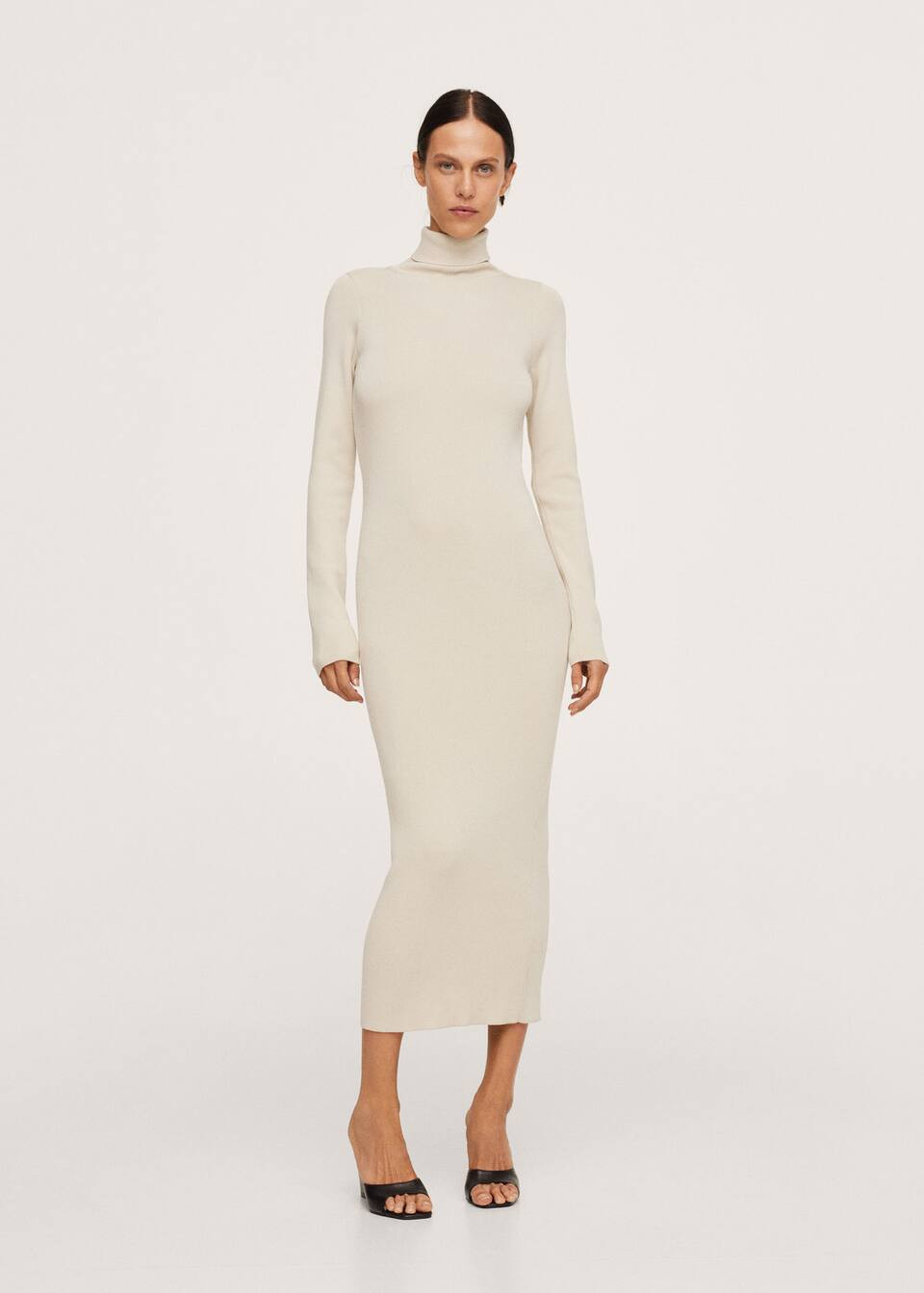 Back vent dress | MANGO (UK)