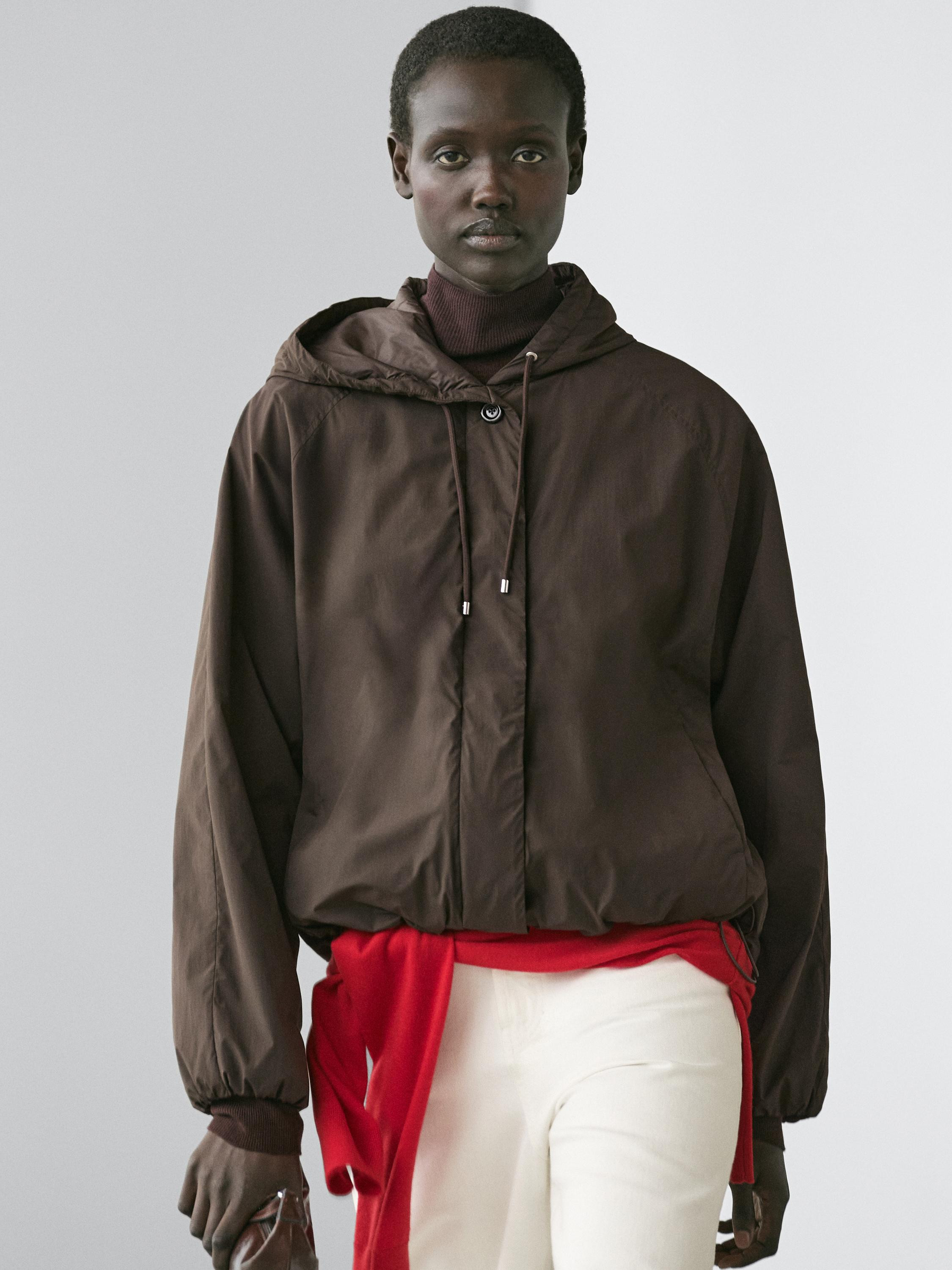 High neck puffer jacket | Massimo Dutti UK