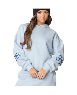 Womens Bonney Bow Detail Hoodie | Macy's