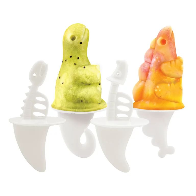 Tovolo Silicone Popsicle Ice Cream Makers and Mold Set with Base, Set of 4, Dinosaurs | Walmart (US)