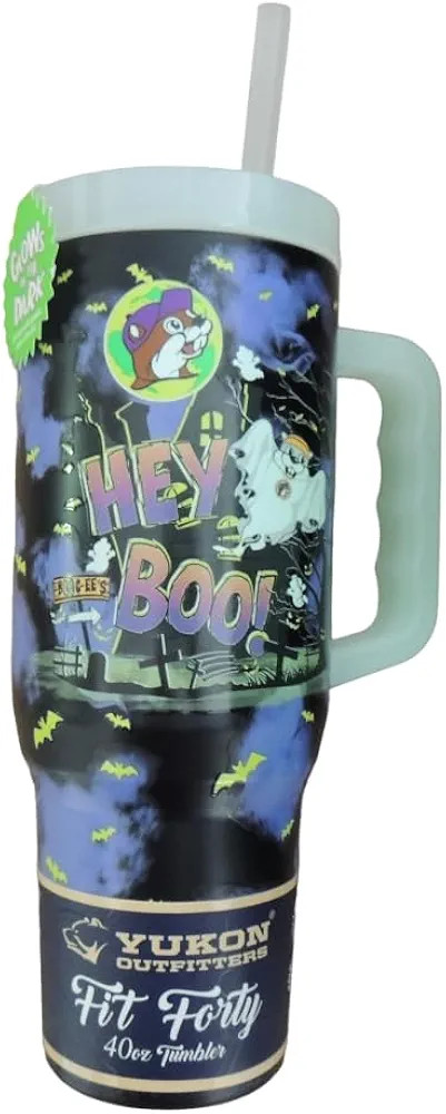 Buc-ee's Halloween Tumbler 2024 32oz 40 oz - Glows in the Dark - Yukon Outfitters - Cup - Drinkin... | Amazon (US)