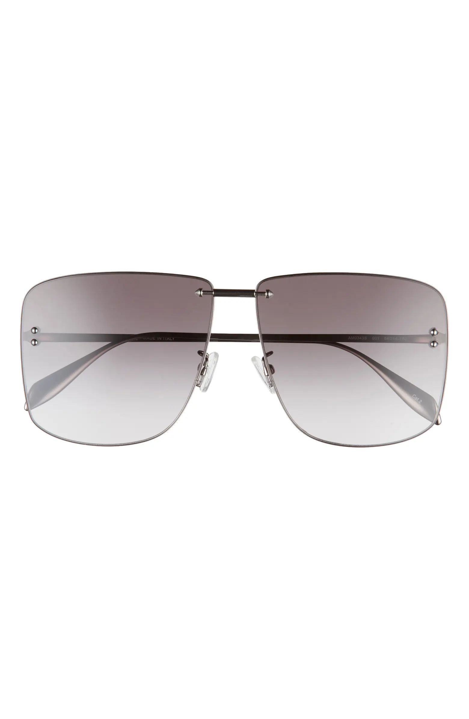 64mm Oversize Square Sunglasses | Nordstrom