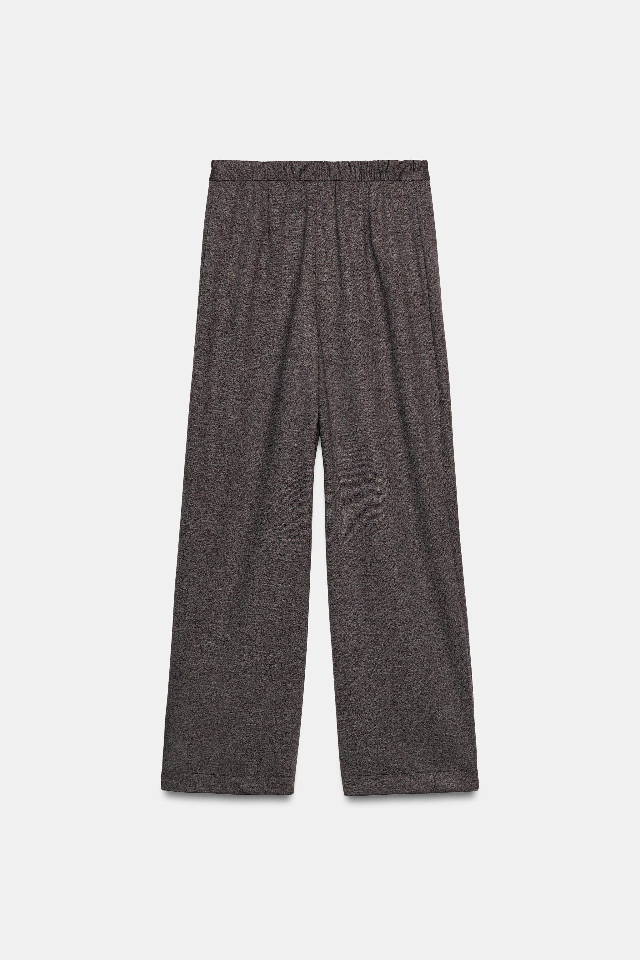 STRAIGHT-LEG HIGH-WAIST TROUSERS | Zara UK