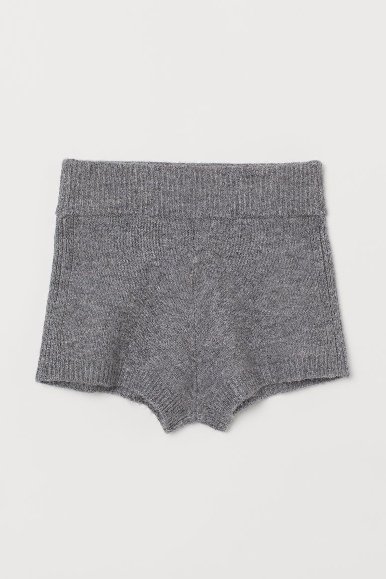 H & M - Knit Shorts - Gray | H&M (US + CA)