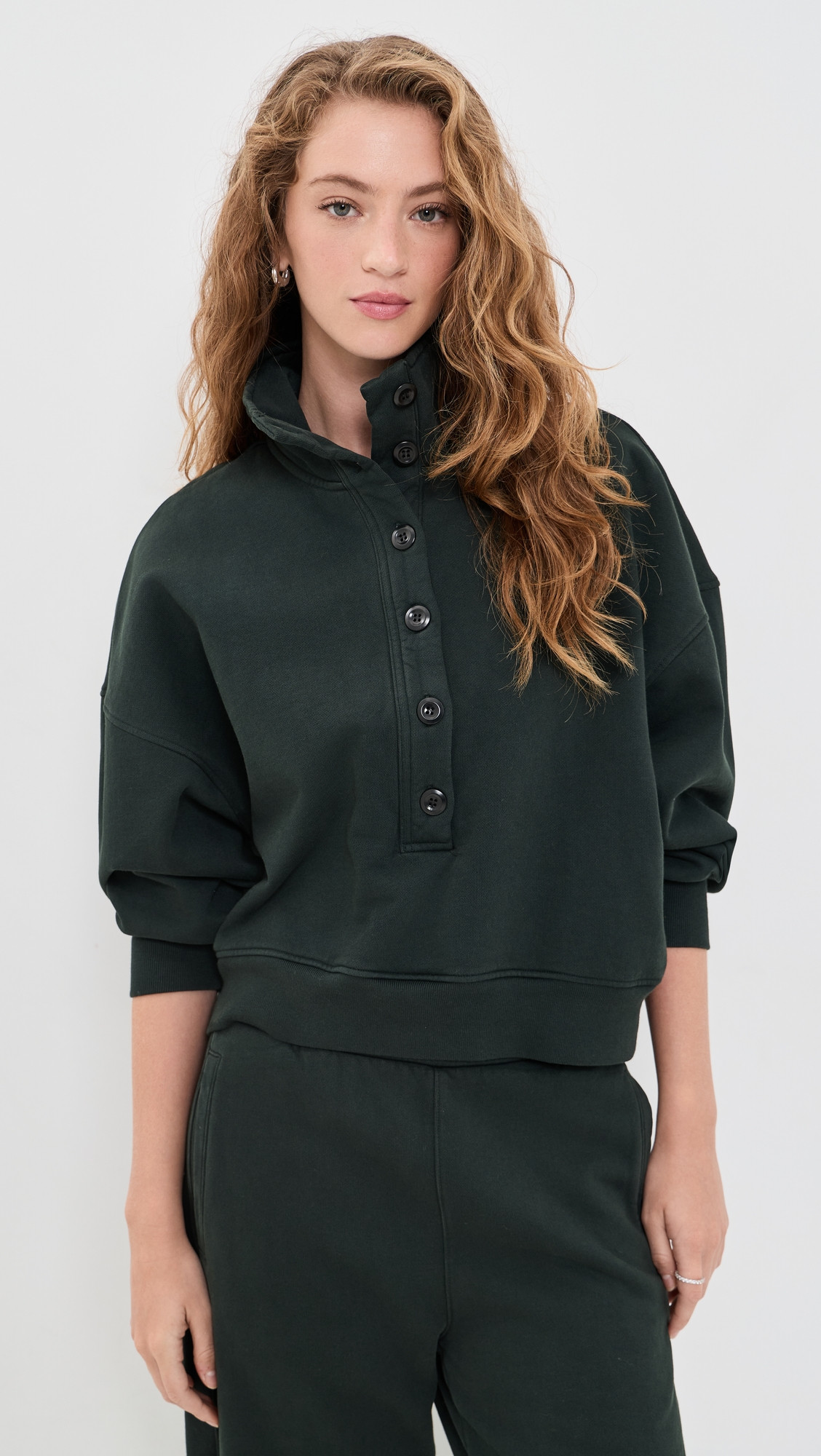 Citizens of Humanity Mirelle Funnel Neck Top Juniper M | Shopbop