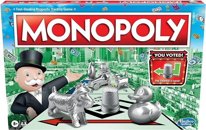 Monopoly Game, Family Board Games for 2 to 6 Players, Board Games for Kids Ages 8 and Up, include... | Amazon (US)