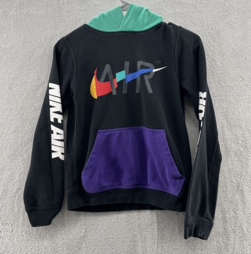 Nike Game Changer Boys Pullover Hoodie Black Purple Sz M  | eBay | eBay US