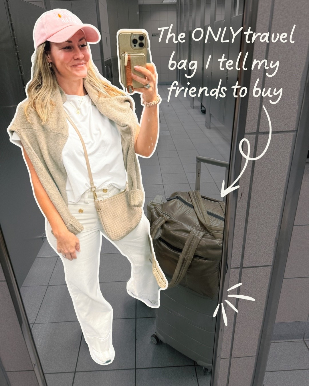 ✨ My ride-or-die personal item ✈️
(My color is unfortunately no longer available)

If you see me at the airport, there’s a 99% chance I’m carrying the CALPAK Luka Duffel. Here’s why I’m obsessed:

🤍 Fits under the seat (and doubles as a foot rest for us shorties)
🤍 Opens wide so you can actually see everything inside but zips closed
🤍 Holds SO much more than it looks like it should
🤍 Separate shoe compartment = no dirty soles touching your clothes
🤍 Trolley sleeve slides right over your suitcase handle
🤍 Tons of pockets to keep your passport, chargers, snacks, and headphones organized
🤍 Lightweight, soft, and comfortable to carry
🤍 Looks chic enough that it doesn’t scream “travel bag”

If you’re trying to travel with just a carry-on and a personal item, look no further. It’s one of those purchases I recommend to my friends over and over because it the best I’ve ever found! ✈️🤍

#LTKTravel #LTKOver40 #LTKdayinmylife