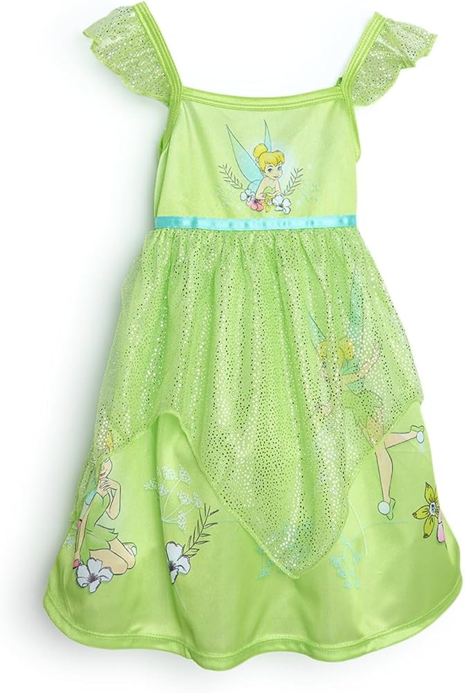 Disney Girls' Princess Dress Nightgown, Fantasy Gown, Soft & Cute Pajamas for Kids | Amazon (US)