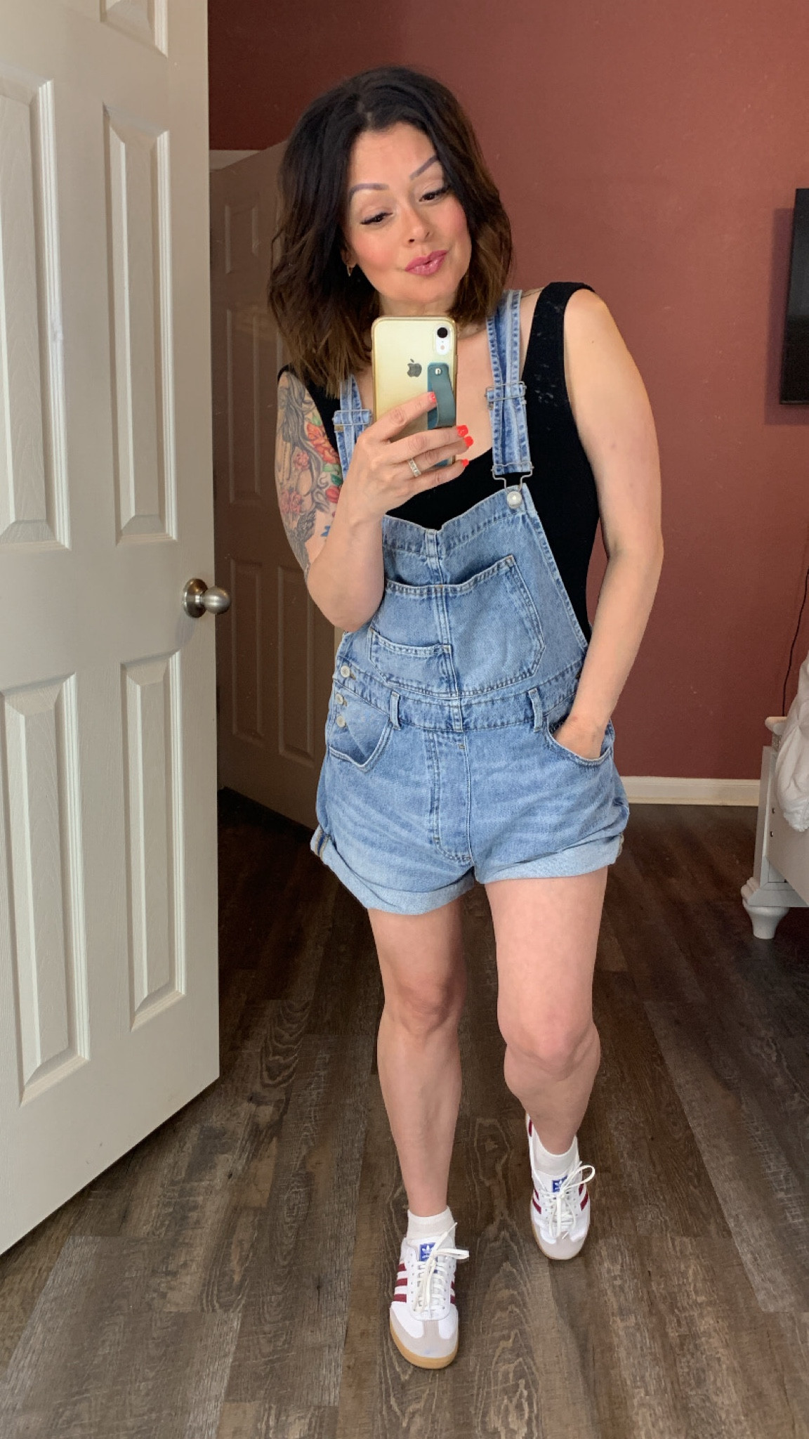 Summer outfit
Traveling outfit 
Free people 
Overalls
Short overalls
Adidas 
Samba
Wearing a small in the bodysuit 
Medium in overalls 
Size 3 In sambas 
#LTKshoecrush

#LTKStyleTip #LTKTravel #LTKSaleAlert
