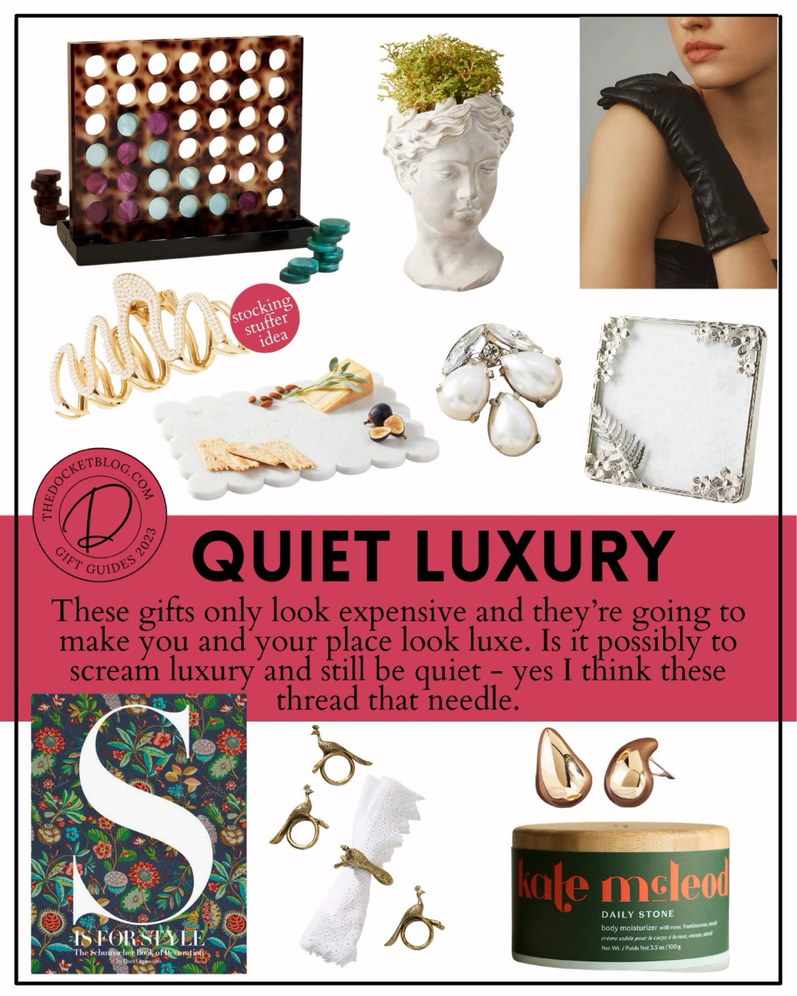 Luxury gifts that won’t break the bank 

Holiday gift guide Christmas presents fun gifts unique gifts Hanukkah gift ideas 

#LTKfindsunder100 #LTKGiftGuide #LTKHoliday