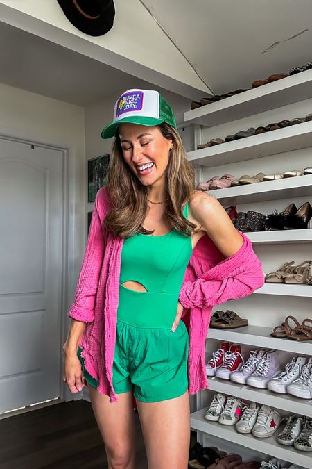 Activewear jumpsuit from Amazon - perfect for summer! 

Amazon fashion // trucker hat // oversized button down shirt // summer outfit 

#LTKSeasonal #LTKFitness #LTKStyleTip