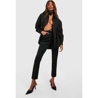 Womens High Waisted Ripped Skinny Jeans - Black - 10 | boohoo (US & Canada)