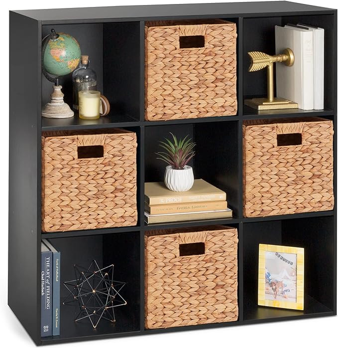 Best Choice Products 9-Cube Storage Organizer, 11in Shelf Opening, Bookcase, Display Shelf, Custo... | Amazon (US)