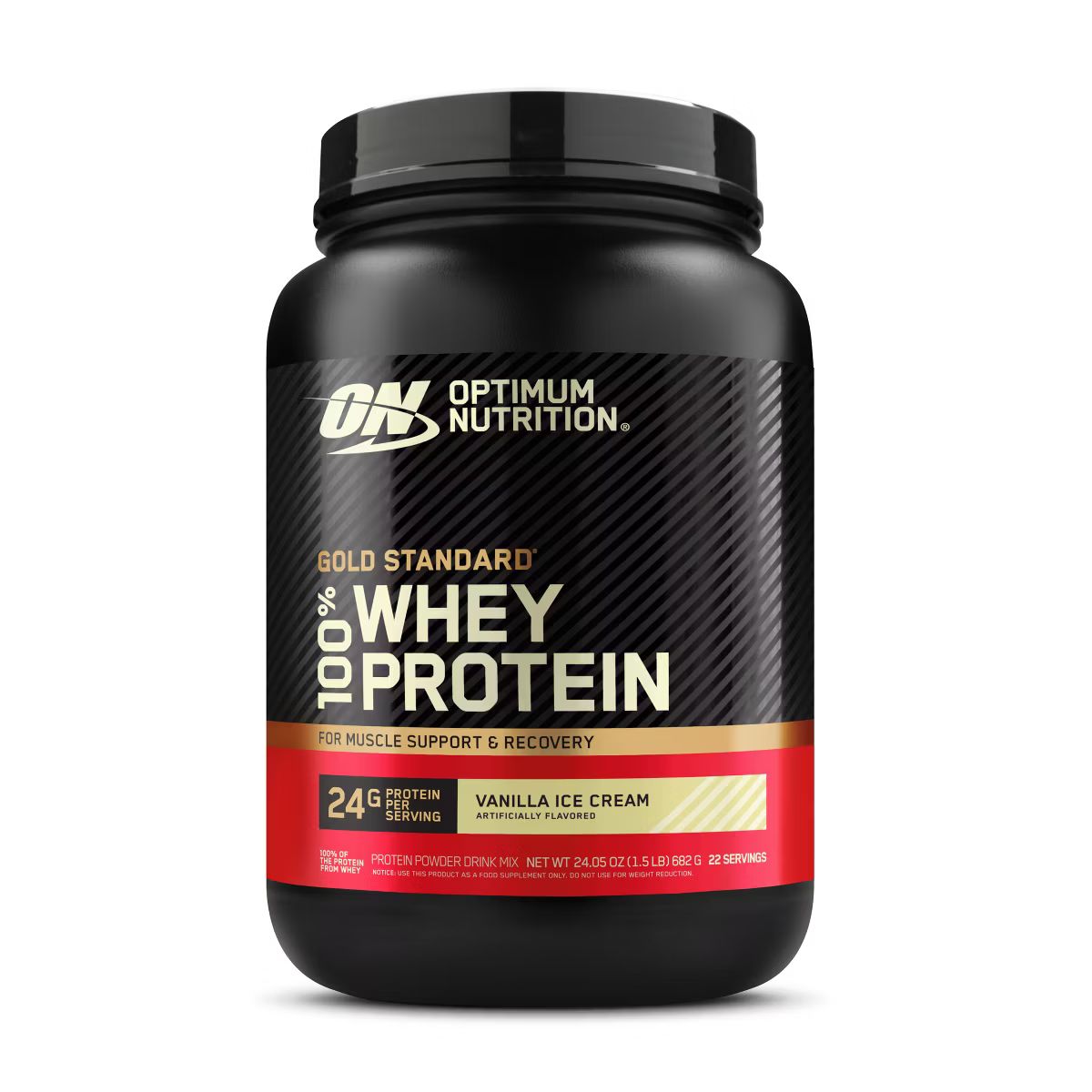 Optimum Nutrition Gold Standard 100% Whey Protein Powder - Vanilla Ice Cream - 24oz | Target