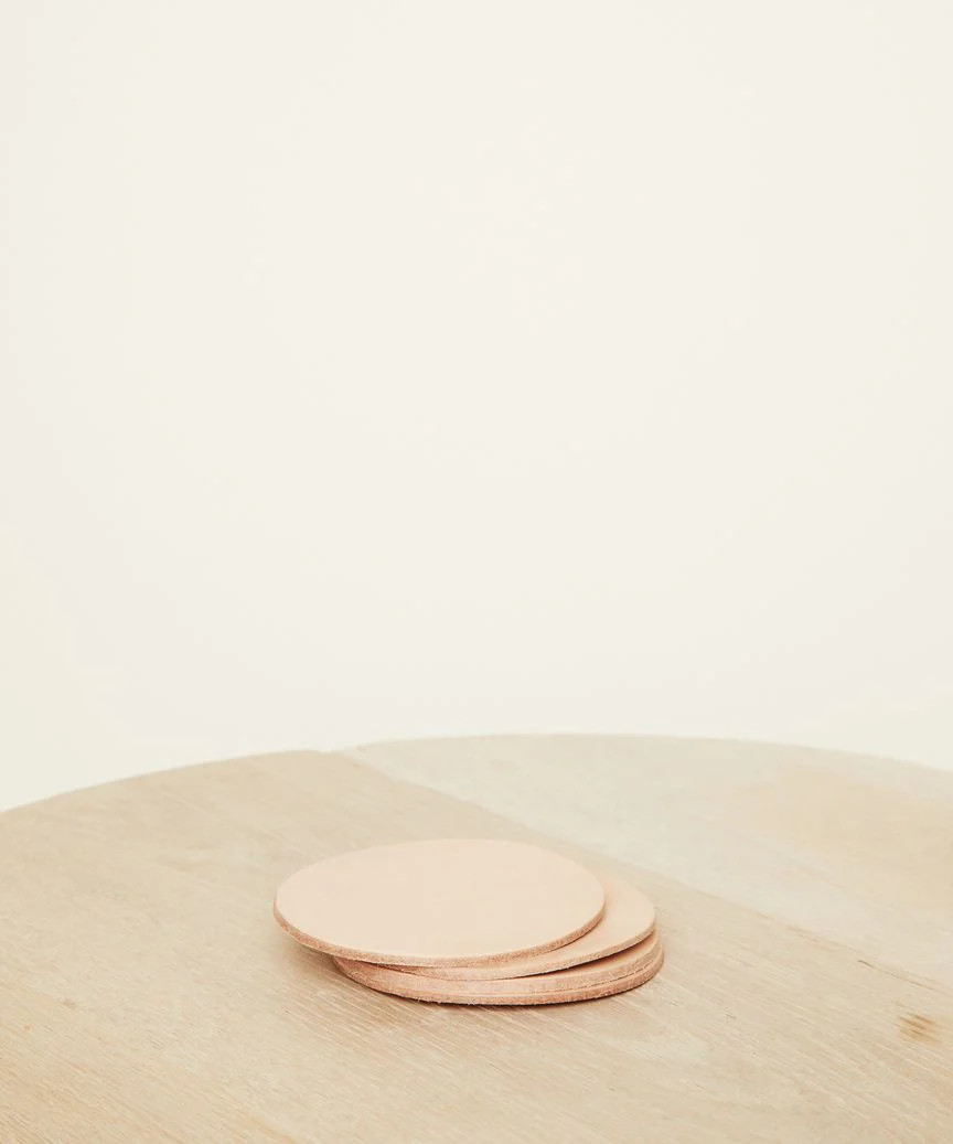 Leather Coasters Set of 4 | Jenni Kayne