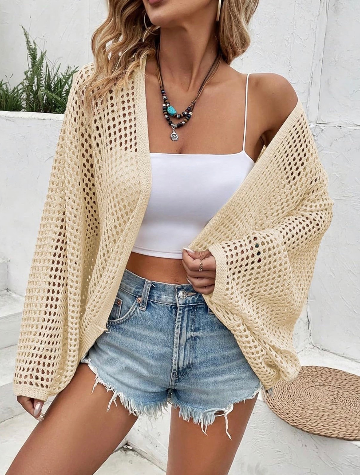 Loving this crochet top, perfect for the hotter months

#LTKSeasonal