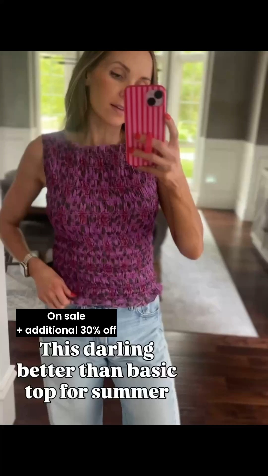 @jcrew top is on sale + an additional 30% off! This color is so gorgeous for summer, get your true size

#LTKgrwm #LTKootd #LTKSaleAlert
