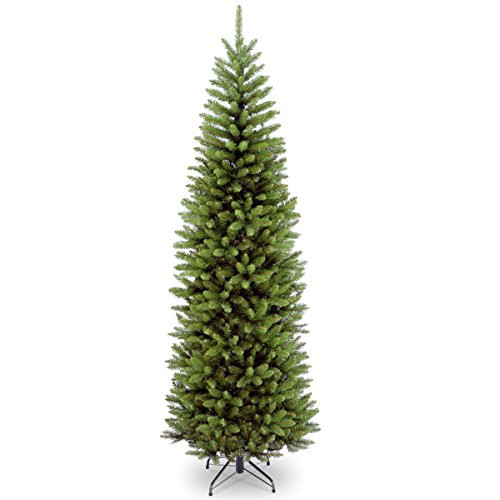 National Tree Company Artificial Slim Christmas Tree, Green, Kingswood Fir, Includes Stand, 7.5 Feet | Amazon (US)