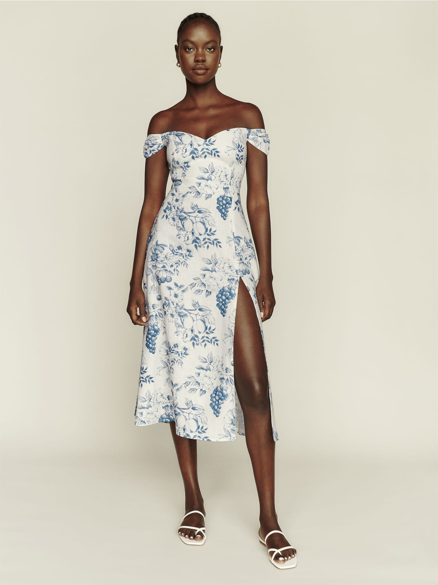 Bridgton Linen Dress | Reformation (Global)