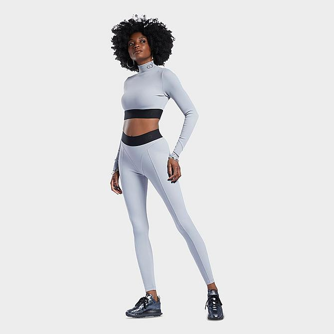 Women's Reebok Cardi B Thick Rib Tights | Finish Line (US)