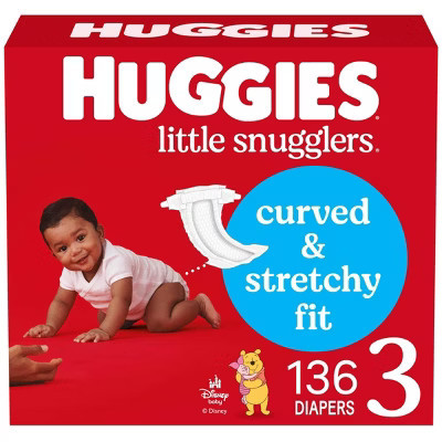 Huggies Little Snugglers Diapers - Size 3 - 136ct | Target