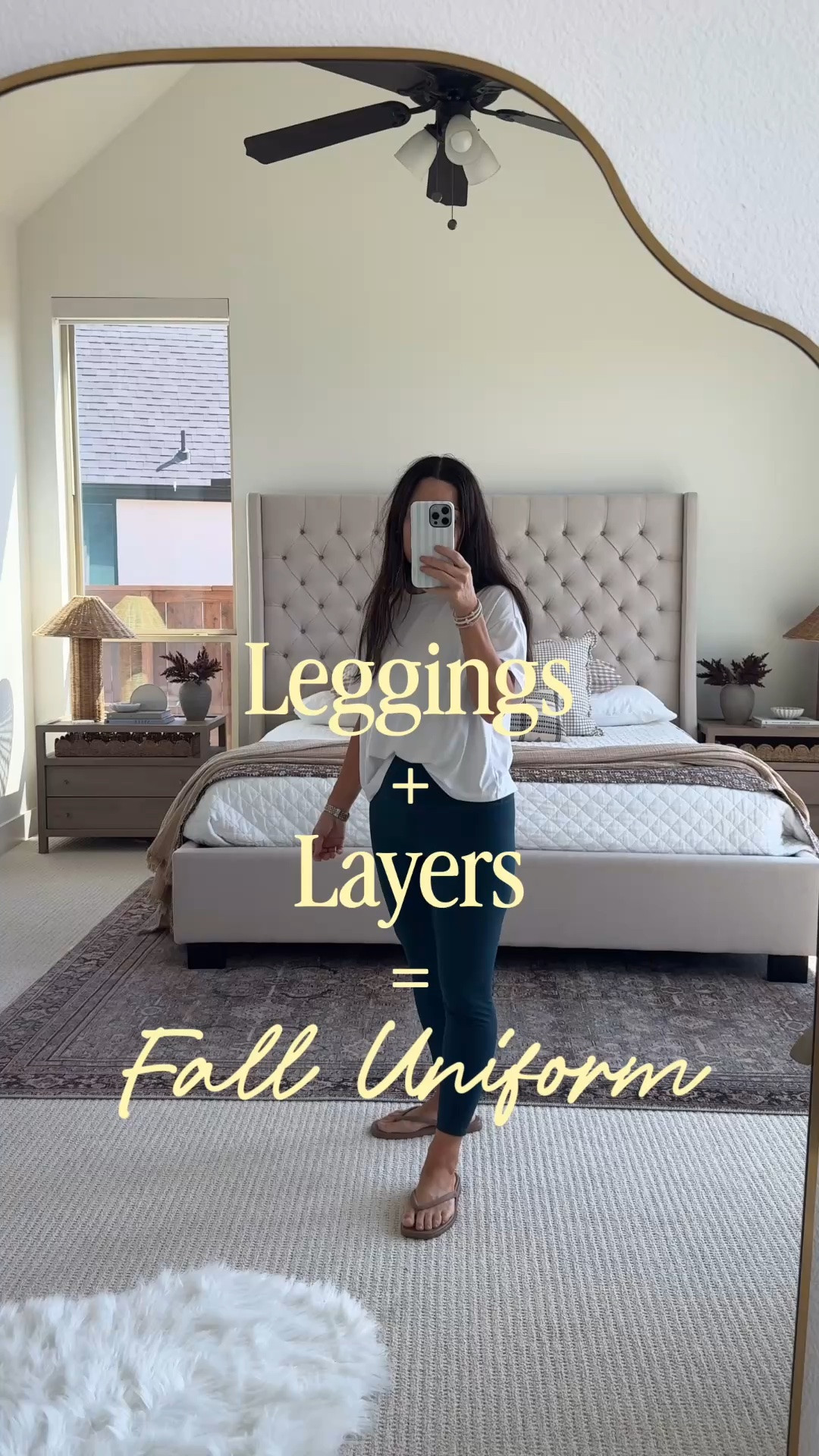 This is exactly the kind of easy fall outfit I’ll be wearing on repeat. 🤎

Comfy leggings + an oversized tee + a lightweight jacket will forever be one of my favorite outfit formulas! It’s comfortable enough for school drop-off, errands, sports mom days and coffee runs, but the jacket makes it feel instantly more put together. I’m loving the deep teal leggings for a little color with the neutral jacket, especially for that summer-to-fall transition when it’s still warm outside. Such an easy everyday mom outfit and one of those looks you can throw on without even thinking about it. Linking my outfit + more of my favorite casual fall and athleisure finds!

#LTKActive #LTKmomlife #LTKvlog