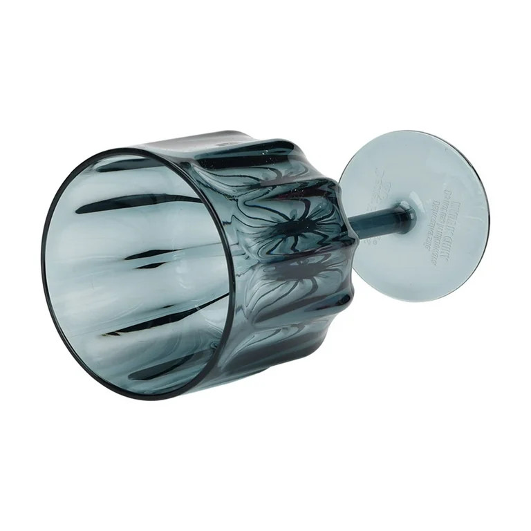 Better Homes & Gardens 17-Ounce Tritan Plastic Stemmed Wine Glass, Blue | Walmart (US)