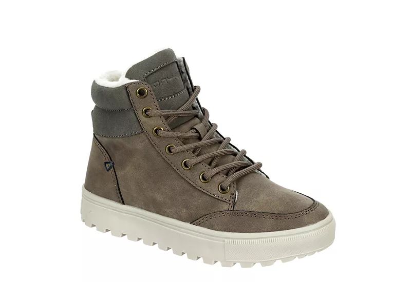 Day Five Boys Burke Lace-up Boot - Taupe | Rack Room Shoes