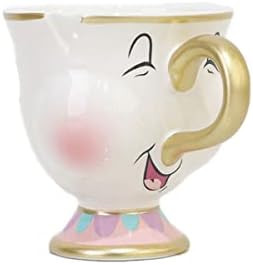 MOWUQEEN Beauty and the Beast Mug Chip Mug Mrs. Potts Chip Cup | Amazon (US)