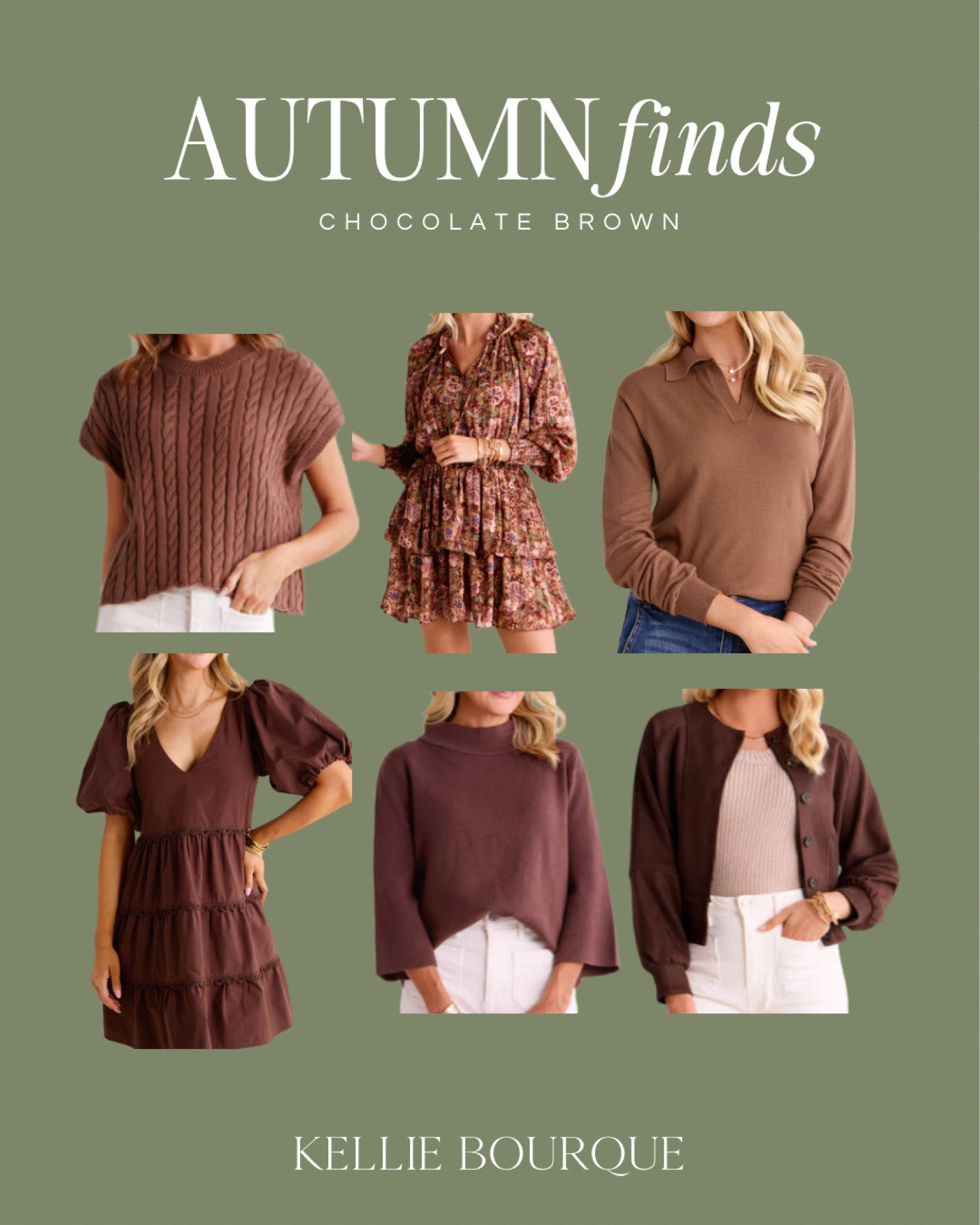 House of Color Autumn | Bronze, Chocolate Brown, Dark Brown 

#LTKFindsUnder50 #LTKMidsize #LTKFindsUnder100