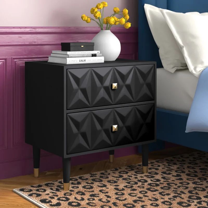 Eliana Solid + Manufactured Wood Nightstand | Wayfair North America