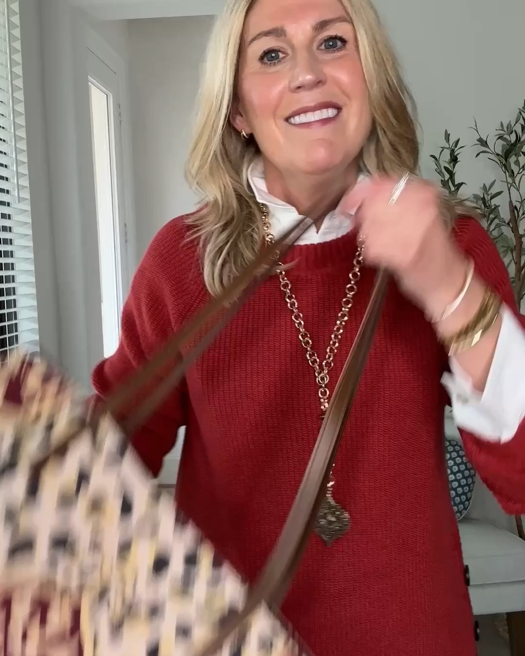 White button up and sweater run large. I’m wearing a small in both. I’m 5’6”.
Barrel style denim run tts. A little stretch.
Slim straight denim are stretchy. Run tts. 
Sneakers run tts. Very comfortable!!!
@Soft_Surroundings #ad
@Soft Surroundings

#LTKootd #LTKSeasonal #LTKOver40