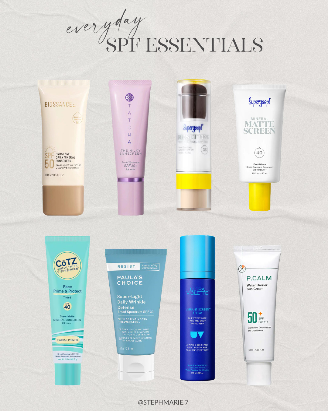 The best daily SPFs for all skin types! These wear well both under makeup and on their own, and are the SPFs I always have in my rotation.  

 #LTKSeasonal #LTKOver40 #LTKBeauty